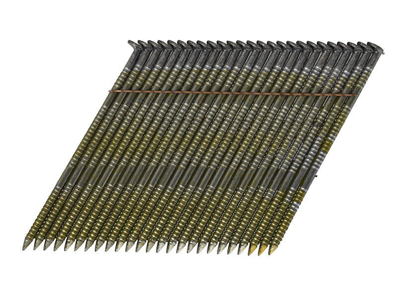 Bostitch 28° Luminoso Anello Gambo Bastone Chiodi 2.8 x 75mm (Confezione 2000)