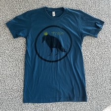 Train T-shirt Small Blue 2011 Summer Tour Double Sided Band USA Made