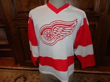 Detroit Red Wings Jerico Athletics Screen Hockey Jersey Youth L / XL Canada NICE