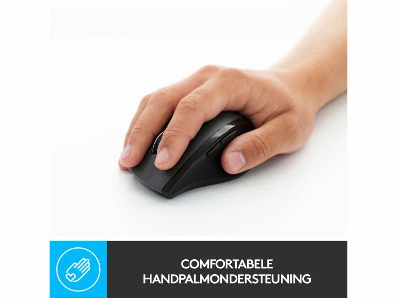 Logitech Ergonomische Kabellose Maus Mouse M705 Wireless Marathon Box 2,4 GHz - Bild 2 von 4