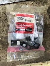 LEGRAND 2A245-C5E-BK, 2A CAT5E Dual Port Insert, RJ45 Universal Wiring Bk, 1 pc