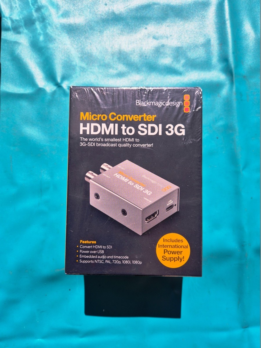 Micro Converter HDMI to SDI 3G Blackmagic Design with adapter | eBay