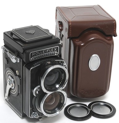 Rollei Rolleiflex Wide Angle w. Zeiss Distagon 4/55mm clean condition