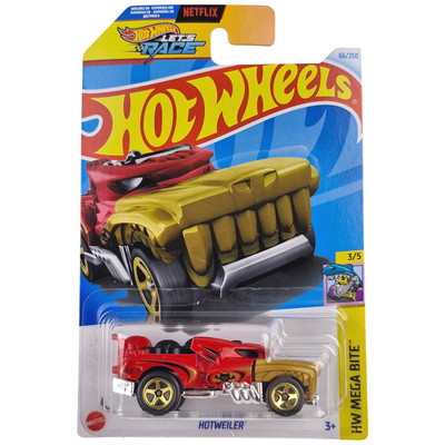 Hot Wheels HOTWEILER Car HW Mega Bite Rottweiler Red 66/250 2021 NEW Sent In Box