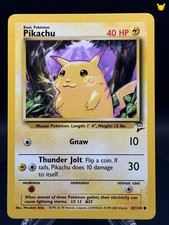 ⚡✨ Pokémon TCG – Pikachu 87/130 – Base Set 2 – LP