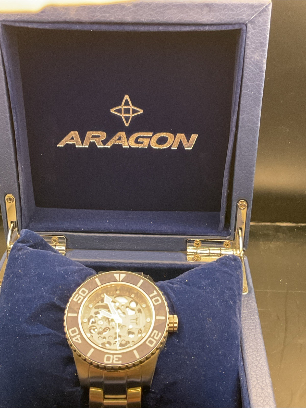 Aragon Divemaster Skeleton Automatic Watch 200/66… - image 2