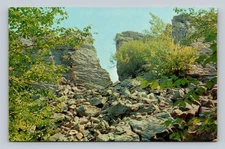 Vintage Split Rock Pocono Mountains PA Lithograph Postcard Tichnor Bros