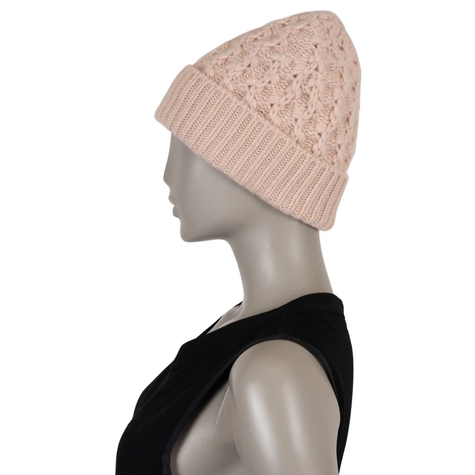 72449 auth LORO PIANA baby розовый кашемир VALLE вязаная шапка-бини - Изображение 4 из 4