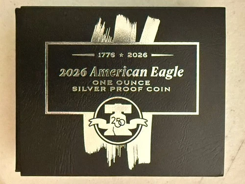 2026 W  Silver Eagle Proof Dual Date 1776 -  2026 ￼