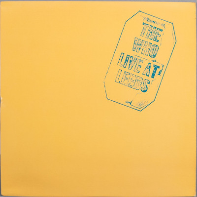 THE WHO Live at Leeds 1980 LP Vinyl Record Album : EX/EX MCA-37000