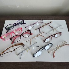 Lot of 12 Assorted Various Name Eyeglass Frames For Women and Girls