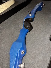 Retro Hoyt Spirit Archery Recurve Bow Riser Blue Old School