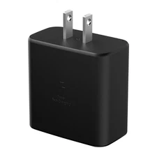 Universal Black 45W USB-C Super Fast Wall Charger For Samsung Galaxy S21 S22 S23