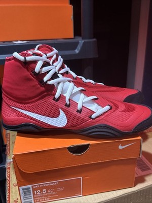 Nike Hypersweep Black Red Wrestling Shoes Men s Size 12.5 New In Box! Freeks