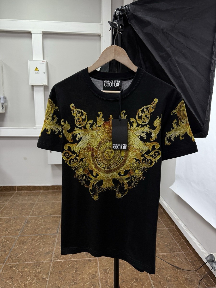 🇮🇹❗️NEW Versace Jeans Couture Baroque Barocco Print T-Shirt
