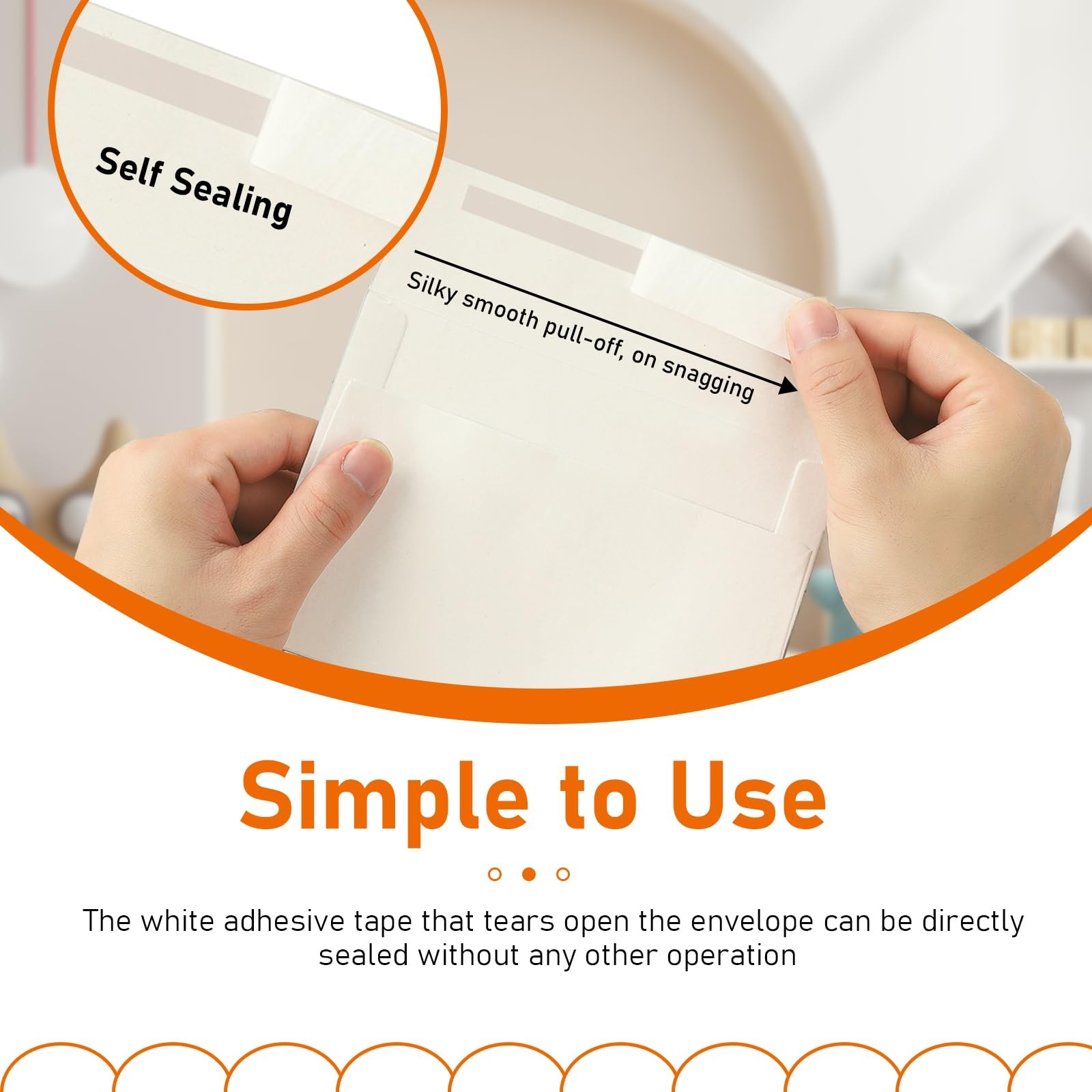 100 Packs Cream Blank Cards and Envelopes 5 x 7 Off White Heavyweight Folded ... thumbnail 4