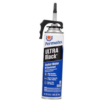  85080 Maximum Oil Resistance RTV Silicone Gasket 9.5 Fl. Oz. Ultra Black