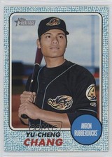 2017 Topps Heritage Minor League Edition Blue 88/99 Yu Chang Yu-Cheng #80 0t2