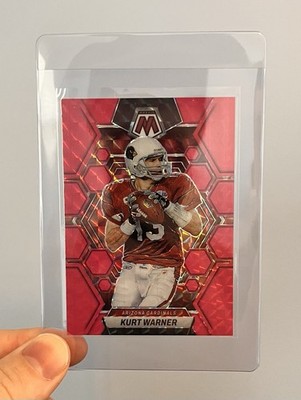 2023 Kurt Warner Pink Fluorecent Mosaic Book End 10/10