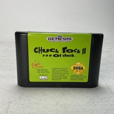 Chuck Rock II: Son of Chuck (Sega Genesis, 1993) Vintage Gaming - Cartridge Only