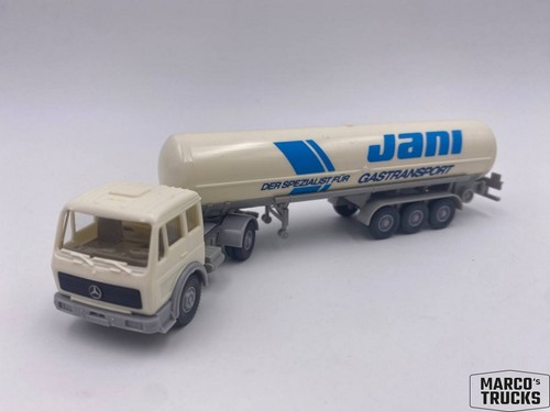 Wiking MB Mercedes NG Gastanksattelzug „JANI Gastransport“ 1:87 /WI1137