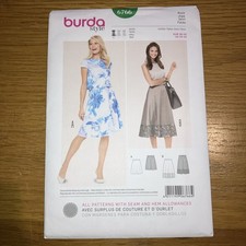 Gonna modello cucito Burda nuova taglia Eur 36 a 46 n. 6766