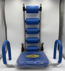 Original AB ROCKET Abdominal Trainer Core Strength Workout Rocker Home Gym Blue