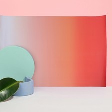 Gradient Background Paper Food Flat Lay Backdrop for Photography