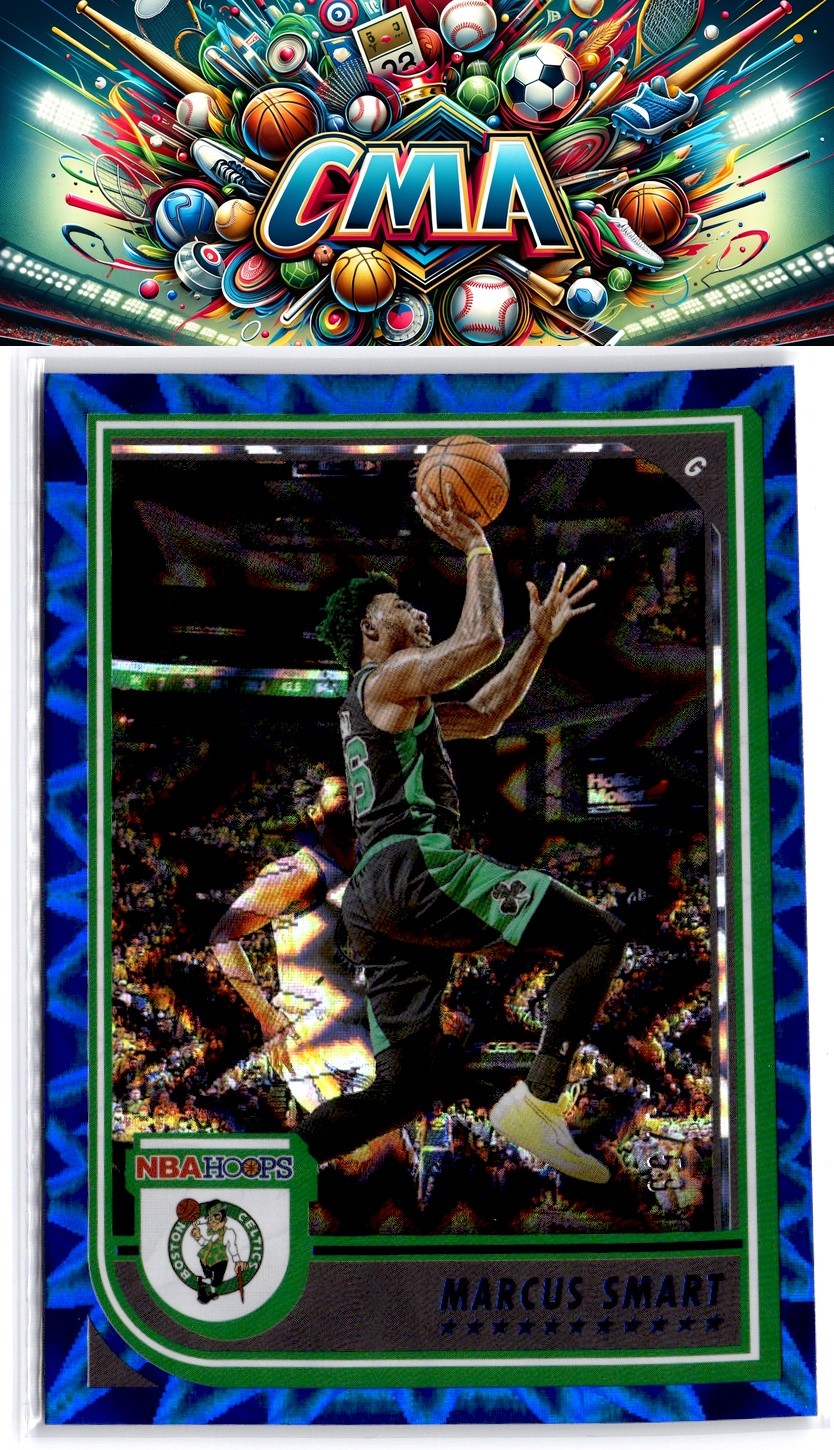 2022-23 Hoops #4 Marcus Smart Blue Explosion #/59