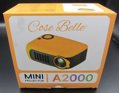 Cose Belle A2000 Mini Portable Projector   Full HD 1080P Support