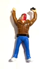 4" Peter Parker Transform Flip to Spiderman 1995 Marvel PVC Figure Vintage