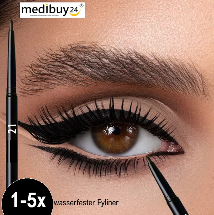 Eyeliner Kajal Stift schwarz Microblading Wasserfest Makeup perfekt 1-5 Stück - Bild 1 von 4