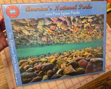 Glacier National Parks 1000 Pc Puzzle - "Lake McDonald Rocks" - New - 2021