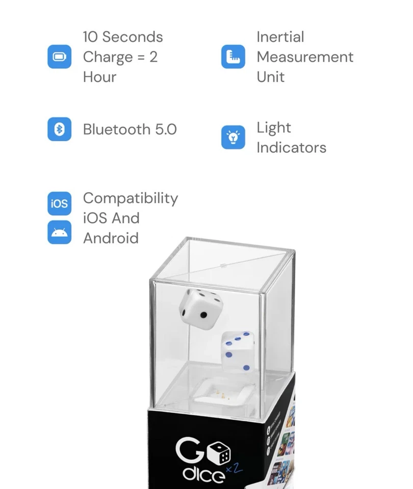 Go Dice Digital App Game 2 Dice Game For All Ages Play Many Games Digitally - Image 4 of 4