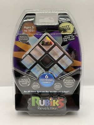 Rubik's Revolution 6-Electronic Interactive Cube Games 2007 No. 3022 New Sealed