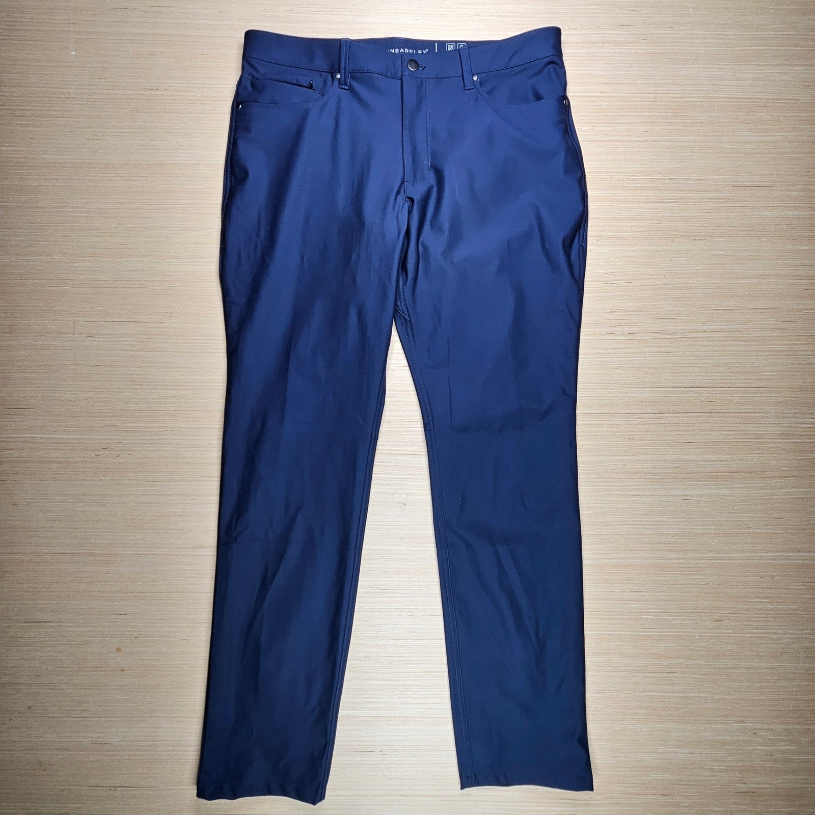 LINEARFLEX Men Navy Blue Performance Stretch Pant… - image 2