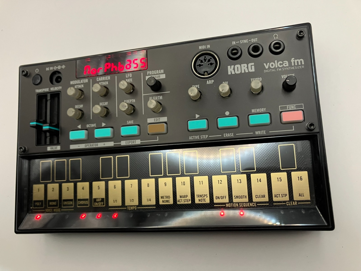 中古品B】 KORG(コルグ) デジタルFMシンセサイザー volca fm（管理番号