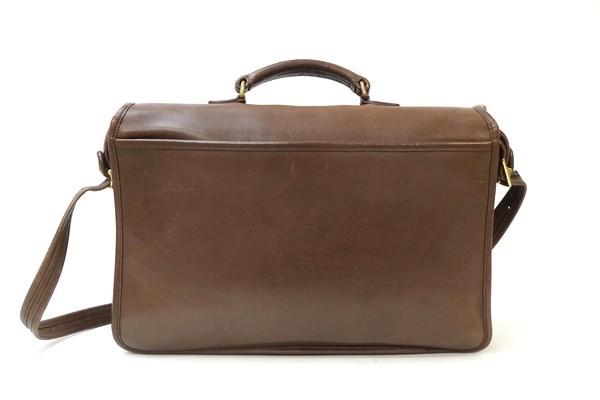 Vintage COACH 5180 Metropolitan Brief Mahogany Leather Bag Laptop