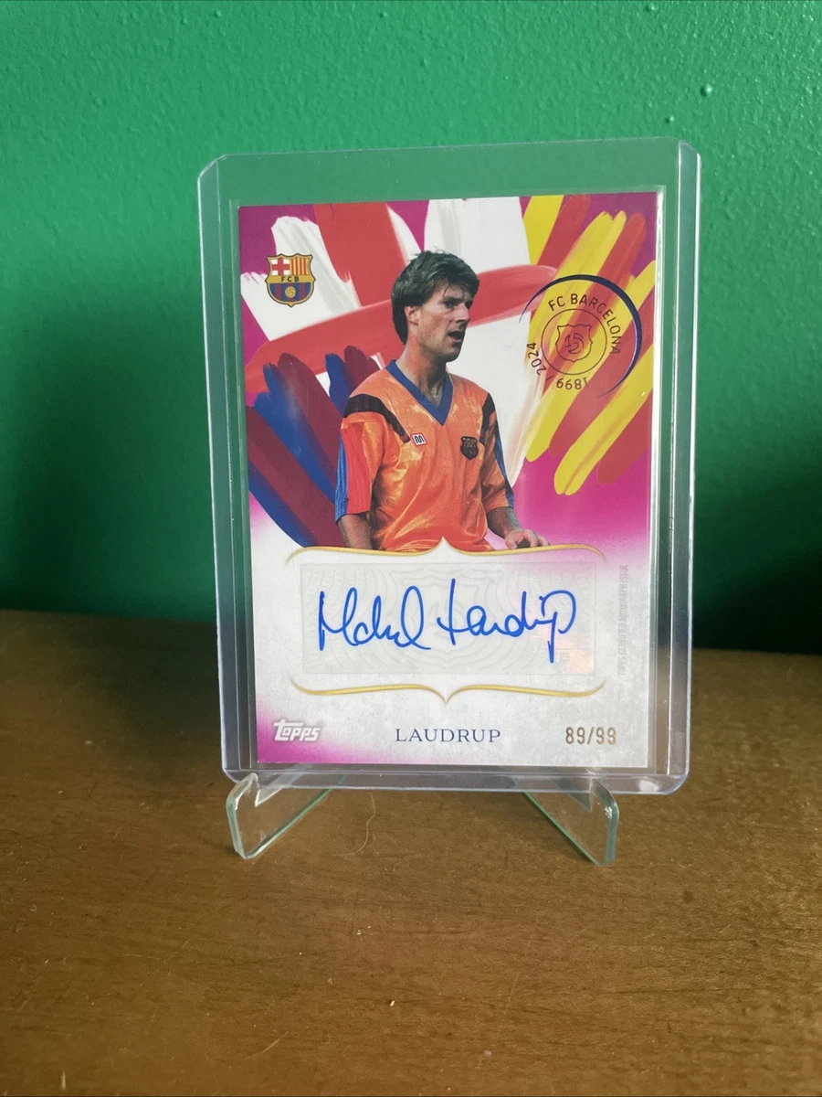 Michael Laudrup Autographed Soccer Sports Trading Cards