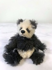 Deans Rag Book Mini Panda Bear Mohair 9cm