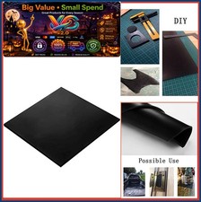 Solid Neoprene Rubber Sheet 12 x 12 Inch 1/16 Thick Black Gasket Material