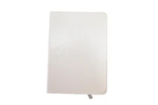 Elastic White Lined Notebook Journal Hard Cover Embossed Logo New Lot of 50 Bulk
