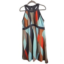 Prana Calexico Tank Dress Blue Gray Large