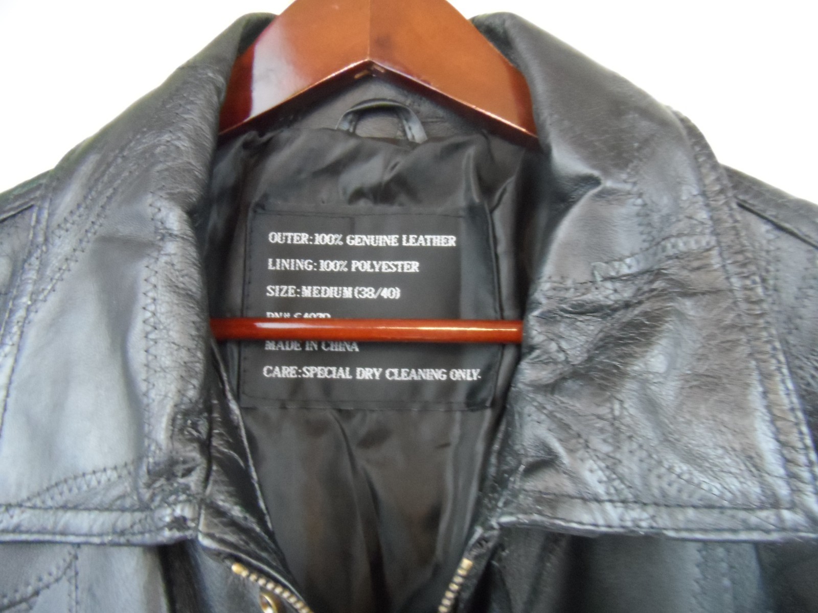 Unbranded Bomber Patchwork Leather  Lined Jacket … - image 3