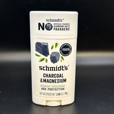 Schmidt's Deodorant Charcoal & Magnesium 48H Protection 2.65oz Aluminum-Free