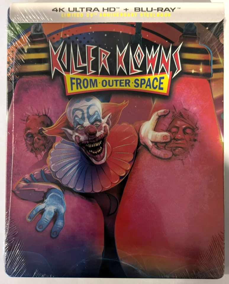Killer Klowns From Outer Space (1988) - 4K UHD Blu-ray - Steelbook - New Sealed - Image 2 of 3