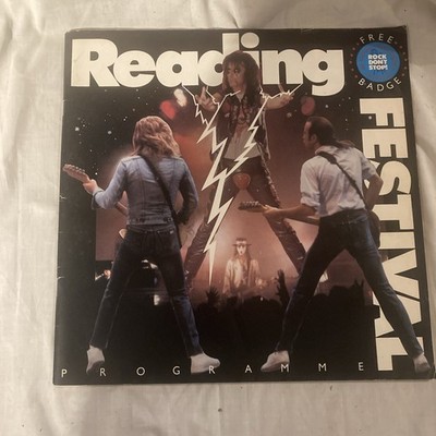 Reading Festival programme 1987 Alice Cooper  Stranglers All About Eve - VGC
