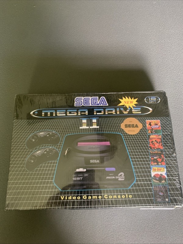 Sega Mega Drive II 2 Black Console Brand New & Sealed