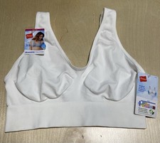 Hanes Women s Size Large Cooling Comfort Wirefree Seamless Pullover Bralette