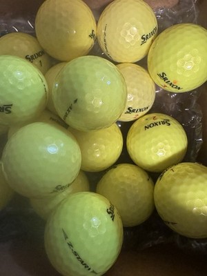 Qty 20 Srixon Z-Star Yellow 4A/5A Golf Balls AAAA
